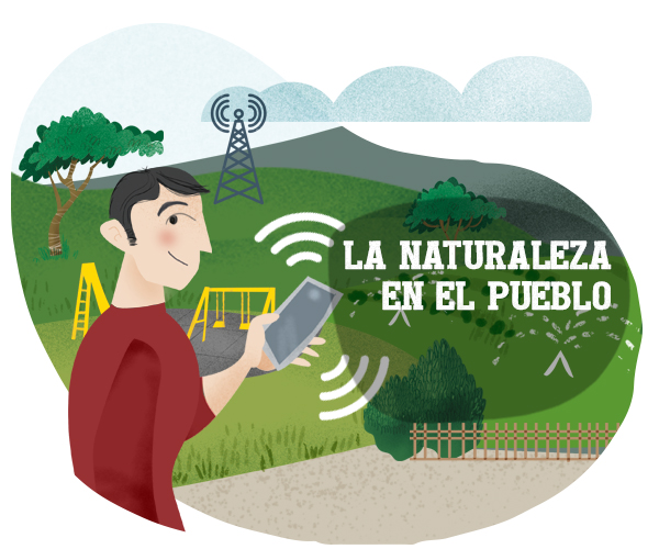 La naturaleza en el pueblo